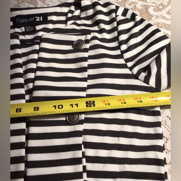 FOREVER 21 STRIPE JACKET - Picture 9 of 15